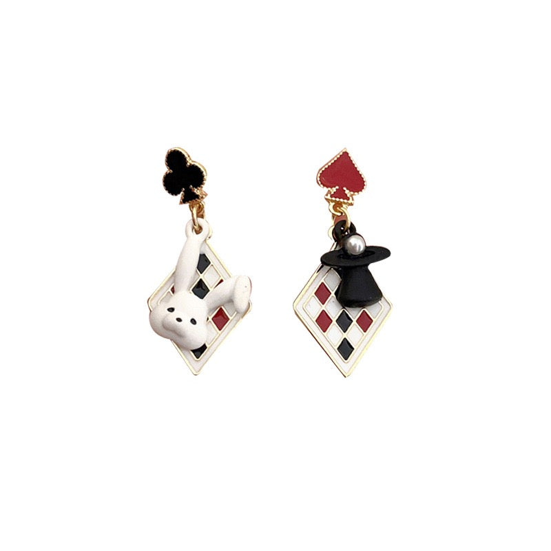 Magician Bunny Earrings