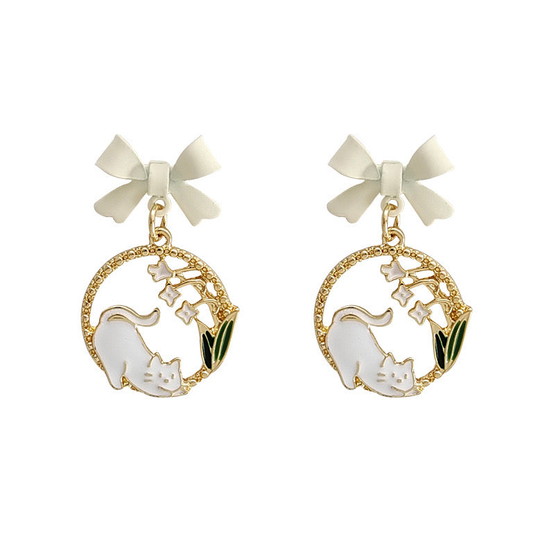 Lilybell Cat Earrings
