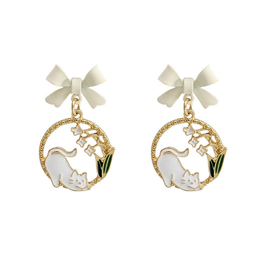 Lilybell Cat Earrings
