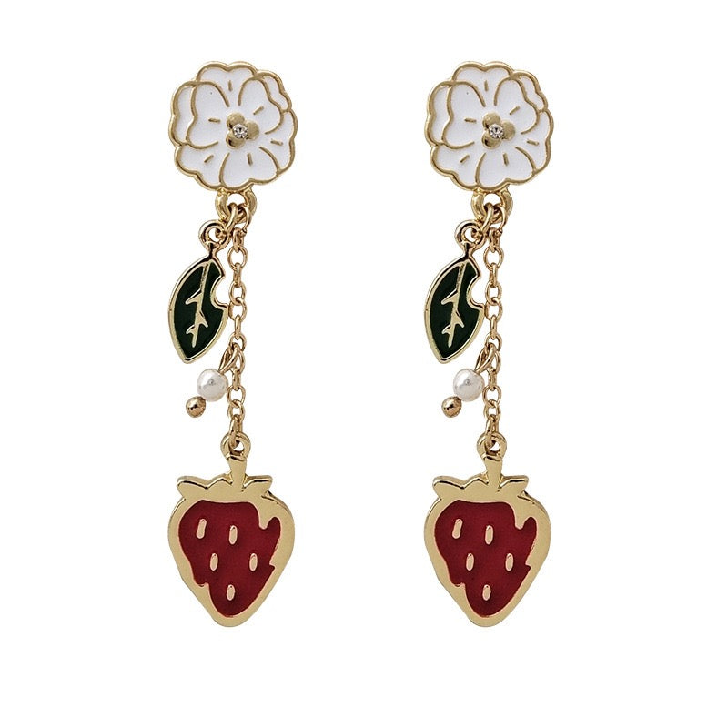 Strawberry Blossom Earrings